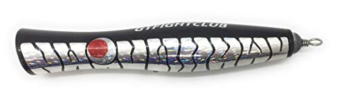 GT Fight Club Skipjack Wood Handmade Pencil Popper Topwater GT Big Game Fishing by Heru Lure (Terminator, 90 g)