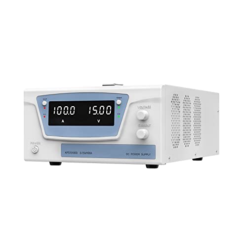 Bench Power Supply, 60V 50A Bench Source Laboratory Dc Stabilized Power Supply Adjustable Variable Digital Regulated Power Supply 100V 20A,Overcurrent Protectionool(KPS15100D 15V 100A)