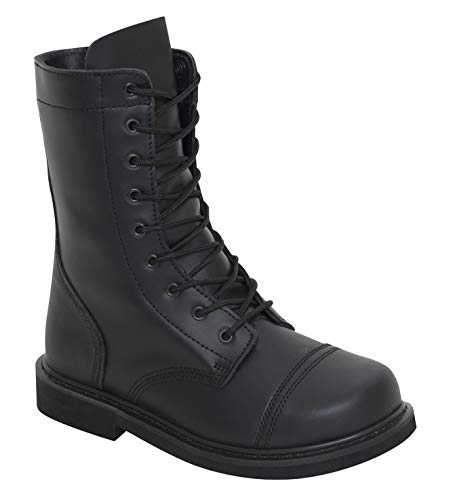 Rothco Combat Boot – 9-Inch – Tactical Field Work Uniform Duty Boots (Black, US Footwear Size System, Adult, Men, Numeric, Medium, 9)