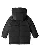 Orolay Children Hooded Down Coat Girls Quilted Puffer Jacket Boys Winter Jackets Black 150CM