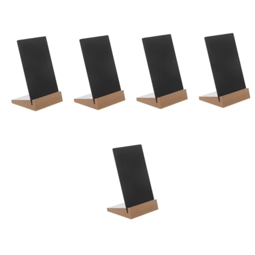 Tofficu 5pcs Small Blackboard Writing Board for Message Chalkboard Shop Message Board Mini Chalkboard Table Prices Board Erasable Whiteboard White Board Mini Blackboard Signs Abs