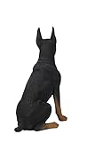 Hi-Line Gift Ltd Sitting Doberman Pinscher Dog Statue