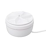 Mini Washer, Ultrasonic Washing Machine Portable USB Turbine Powered Ng Lave Linge for Clothes Socks Underwear 5V 60W WasherDryers Space Saving Small