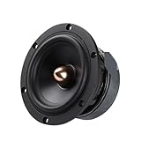 SHUDKBNX for AIYIMA 1Pcs 4 Inch Midrange woofer Speaker 50W 4 Ohm 8 Ohm Audio Speaker 25 Core Ceramic Basin Cast Aluminum Loudspeaker(8 Ohm 50W Speaker)