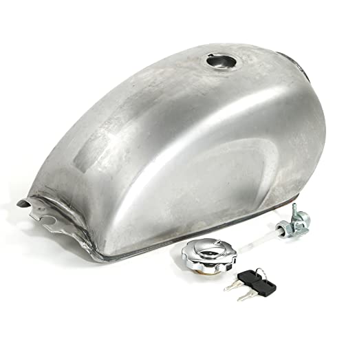 XMT-MOTO 2.4 Gallon 9L 2.4 GAL Fuel Gas Tank Cap fFit For Honda CD CG GL Custom Cafe Racer Scrambler Fuel Tank