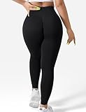 VOYJOY Seamless Leggings for Women High Waist Yoga Pants Scrunch Butt Lifting Elastic Tights