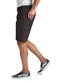 Wrangler Authentics Men's Classic Cargo Stretch Short, Black Twill, 36