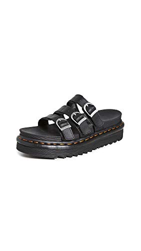 Dr. Martens Women's Blaire Slide Sandal, Black Hydro, 8