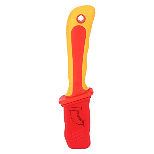 IEC60900 Electrician Dismantling Knife Cable Insulation Strippers Knife 1000V Red