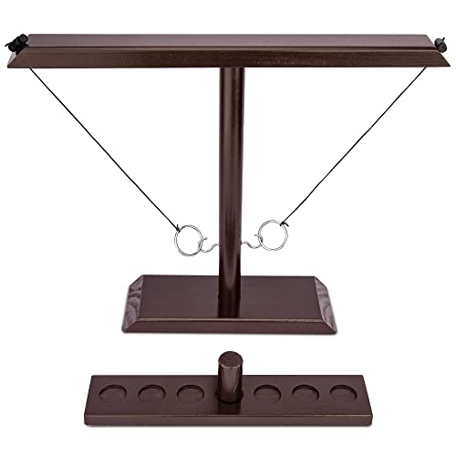 DreamToyz Ring Toss Game – Hook and Ring Game – Easy and Quick Installment Within Seconds – Largest Size 17 inch by 13 inch