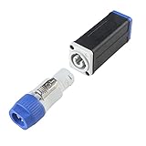 MAD OWL 2 Packs Powercon to Powercon Male and Female Powercon Connectors Extension Adapter, Male and Female Powercon Jack Powercon in Connector Ac Power Connectors Powercon Plug