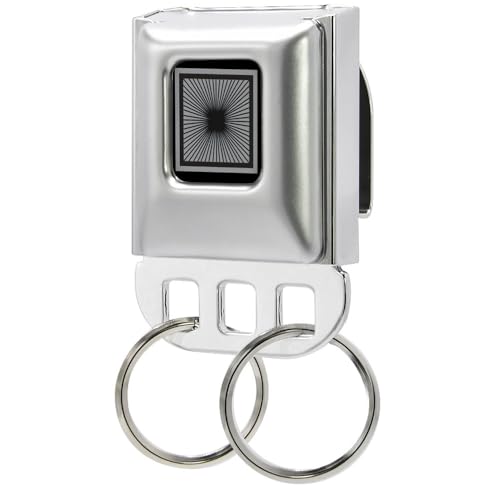 Buckle-Down Keychain, Seatbelt Buckle Keyholder, Starburst