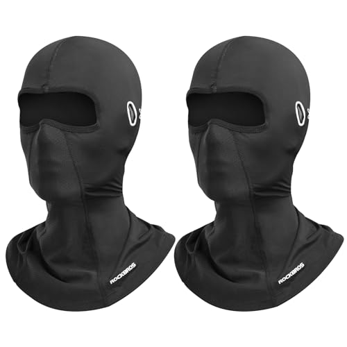 ROCKBROS Summer Balaclava Face Mask Cooling Neck Gaiter Breathable Face Covering Motorcycle Cycling for Men Women
