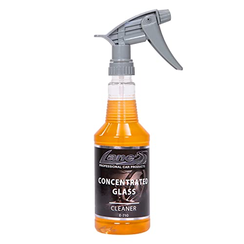 LANE'S Concentrated Auto Glass Cleaner- Window Cleaner, Windshield Cleaner- Removes Smoke Film, Fingerprints, and Smudges, Safe for All Glasses- 16 oz