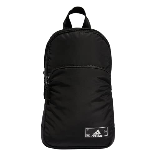 adidas Essentials Sling Small Crossbody Bag for Women and Men (5L), Black/2.0, One Size