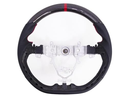 Gazoz Performance Carbon Steering Wheel Perforated Leather Red For Suzuki Swift ZC33S 2017-2023