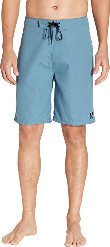 Hurley® One & Only 2.0 21" Boardshorts for Men – Hook and Loop Flap Patch – 100% Recycled Polyester Celestial Teal 40 One Size