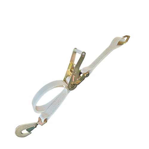 Mega Cargo Control 2" Corner Tent Strap with Delta Ring and Twisted Snap Hook - Event and Canopy Ratchet Tie Downs, 15 FEET