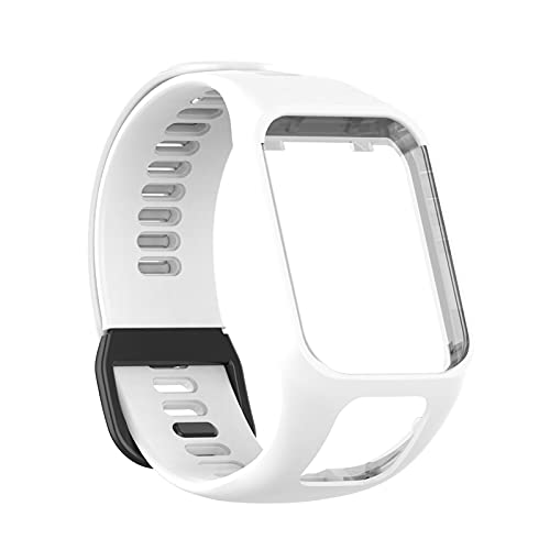 ICRPSTU Compatible with Tomtom Runner 2 3,Spark 3,Golfer 2,Adventurer - Silicone Replacement Strap Bracelet Wristband - GPS Smart Watch Accessories