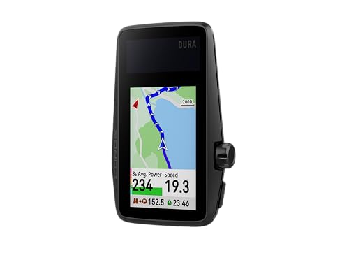 COROS DURA Solar GPS Cycling Units, 120-Hour GPS Battery Life, Solar Charging, 2.7" MIP Color Touchscreen, Fast Data Sync, Turn-by-Turn Navigation, Dual-Freq GPS, Strava, Ride with GPS, Komoot Routes