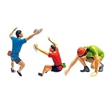 Easnea Miniature Rock Climber Sport Climbing People Figure Miniature Climber Mini Climbing Figures Micro Landscape Diorama Scenery Gauge People Model Decor for DIY Projects - 3pcs, 1:87, ENM0129TRS