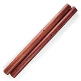 Handmade Natural Wood Quena Flute Wood Musical Instruments Wind Cultural 'Andean Tradition' (Red)