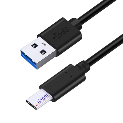 UNIDOPRO 6FT 10mm Extended Tip USB Type C Fast Charger Cable Data Sync Cord Compatible with Blackview BV5900 BV6300 Pro BV6900 BV9100 BV9500 Plus BV9600 BV9700 BV9800 BV9900E BV9900 Pro Rugged Phones