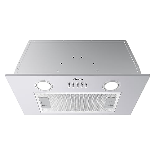 CIARRA Insert Range Hood 20 inch with Push Button Control 650 CFM Stainless Steel Built in Hood Range 20 inch with 3 Speed Exhaust Fan CAS52913E