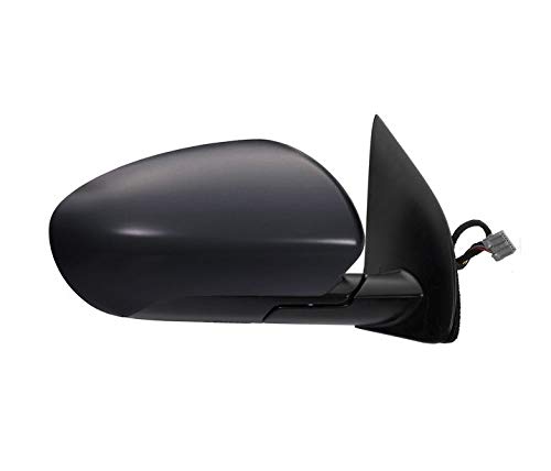 V MAXZONE PARTS Right Passenger Side Mirror VL922 Primed Paintable Power Operated Glass Convex Heated Folding Exterior Wing Mirror With Nissan Qashqai 2007 2008 2009 2010 2011 2012 2013