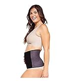 Belly Bandit Original Postpartum Belly Wrap - Belly Wrapping & Compression for Postpartum Recovery - Ease Back Pain, Promote Mobility & Core Support, Black, Medium