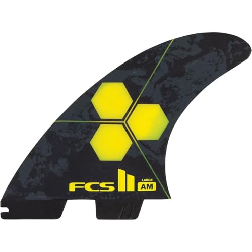 FCS II AM Performance Core Tri Fin Set - Yellow - Large