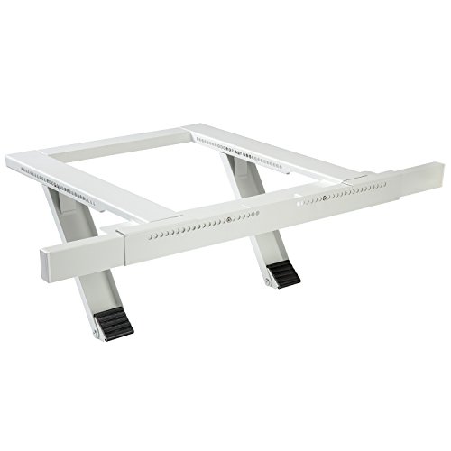 Ivation Air Conditioner Support Bracket, No Tools or Drilling Required - Easy to Install Window AC Mount - Heavy Duty Steel, Holds Up to 200lbs - Fits Single Or Double Hung Windows 19.25H by 17.25L