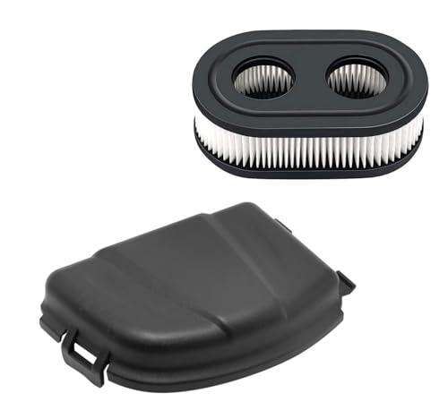 798452 593260 Air Filter with 595658 Lawn Mower Air Cleaner Cover Replacement for Briggs and Stratton 103M02 104M02 104M05 09P700 093J02 550E 550EX, 575EX, 625EX, 625EXi, Troy-Bilt, Toro Recycler 22