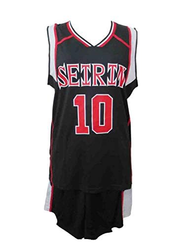 Xiao Wu Kuroko no Basuke Taiga Kagami Seirin High No.10 Jersey Cosplay Costume (Male L)
