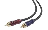 VKheroKV Wv-rcato2/rcakite-05 RCA Stereo Plug Male to Dual RCA Stereo Plug Male 1 Input 2 Output Stereo Audio Splitter Cable/Gold Plated Plug / 4n OFC Pure Copper Wire (3.2FT (100CM))