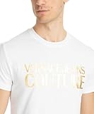 VERSACE JEANS COUTURE Men t-Shirt White - Gold L