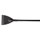 Huntley Equestrian Leather Jumping Bat Riding Crop Beautifully Crafted in England - Black - Leather Handle - 16" Inch