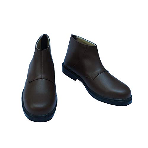 YuanCos Hyouka Houtarou Oreki Hotaro Anime Manga Cosplay Shoes Boots H016 (Male US 9/EU42.5) Brown
