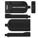 HDSUNWSTD 1080p HDMI to Male AV/S Video Adapter S-Video,HDMI2AV+S CVBS Video Converter, HDMI to Male AV&S Video RCA HDMI2AV Converter 1080P HD Video Converter Box High Definition Multimedia