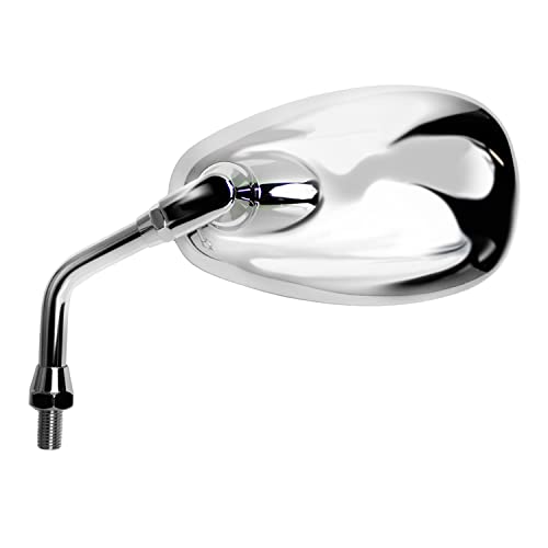 Ken Sean 96004 Motorcycle Mirror for Yamaha: V Star 1100 Classic, V Star 1300 Tourer, Road Star (S), Royal Star Tour Deluxe (S), V Star 650 Silverado, V Star 650 Classic; 10mm Thread, LH