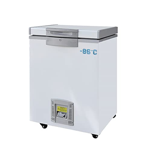 -86°C Ultra-Low Temperature Freezer 50L Lab Cryogenic Freezer -123 °F Samples Flash Medical refrigerator for Laboratory Samples Storage (50L)