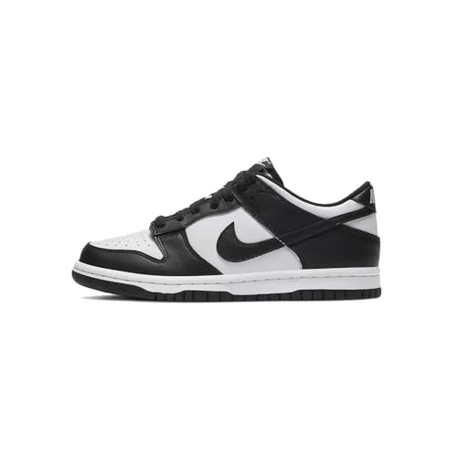 Nike Boy's Dunk Low (Big Kid) White/Black/White 4.5 Big Kid M