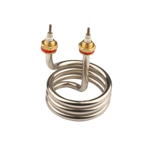 EPBTMQ 4500W 4 Rings Stainless Electrothermal Tube for Stainless Immersion Heater Distillating Machine Electrical Heat Pipe Nicely