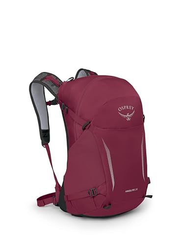 Osprey Hikelite 26L Unisex Hiking Backpack – Lightweight Daypack with Breathable Backpanel and Raincover – Ideal for Day Hikes, Travel, and Everyday Use in Any Weather, Chameleon/Black