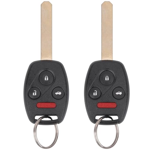 Vurkcy Key Fob Keyless Entry Remote Compatible with Honda Pilot 2009-2015/ Honda Accord Sedan 2008-2012, Replacement for KR55WK49308 35118-TA0-A00 (Pack of 2)