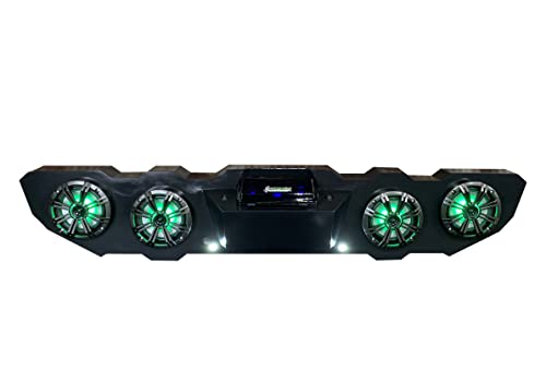SD PIONEER1KRGB Stereo Radio System BT UTV Side by Side Color Changing Lights