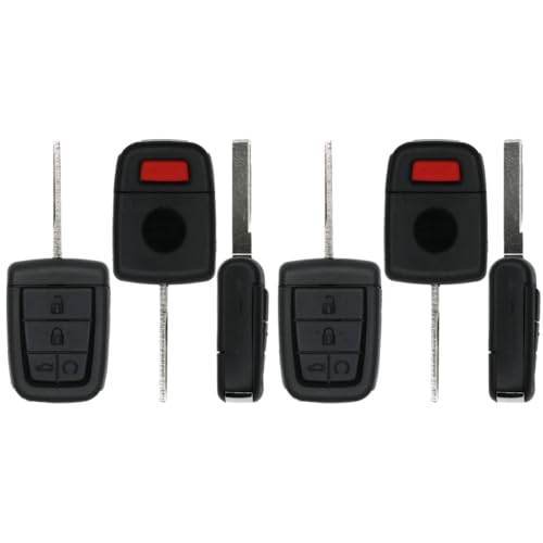 KEYS4LESS Replacement Keyless Remote Head Key Fob for Pontiac G8 2008 FCC OUC6000083 Part Number 92237316 92201609 92207719 Pack of 2