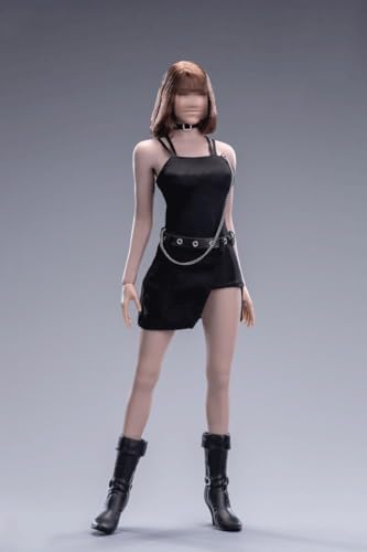 SssHam 1/6 Scale Female Soldier Model Figure Doll Dress Underwear Neck Collar Belt Chain Clothes for 12 Inch Action Figure Doll Clothes Doll
