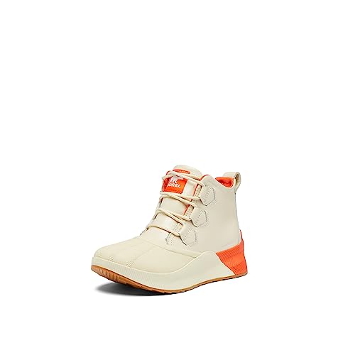 Sorel Women's Out N About III Classic Waterproof Boots - Bleached Ceramic, Optimized Orange - Size 8.5