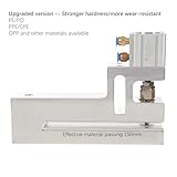 Pneumatic Puncher, PE, PO, OPP, PPE, PVE Plastic Bag Hole Punching Machine 5.9" Feeding Port for Plastic Bag-Making Machinery Cutting Machines, 180 Times/min